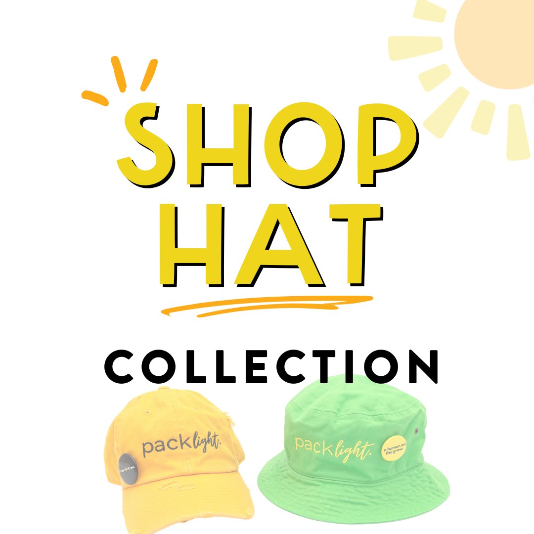 black Pack Light affirmation hat dad cap from Sol Rise Essentials with white letters