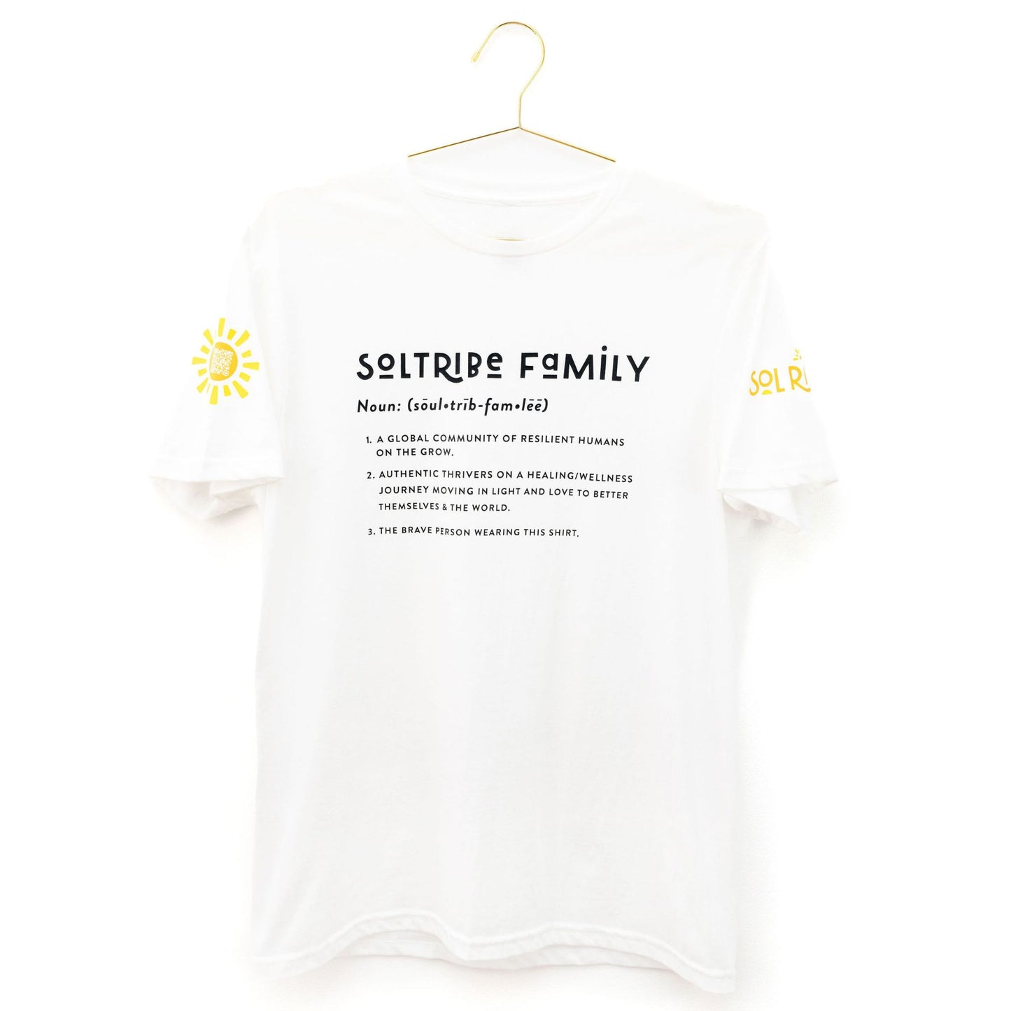 soltribe family definition affirmation mental health merch apparel tee tshirt sol rise essentials 