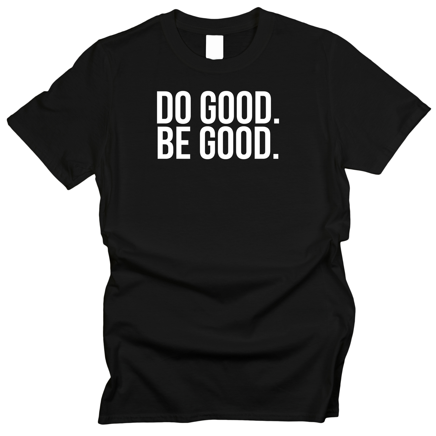black white do good be good affirmation mental health wellness tshirt tee from sol rise essentials cute tee gift ideas