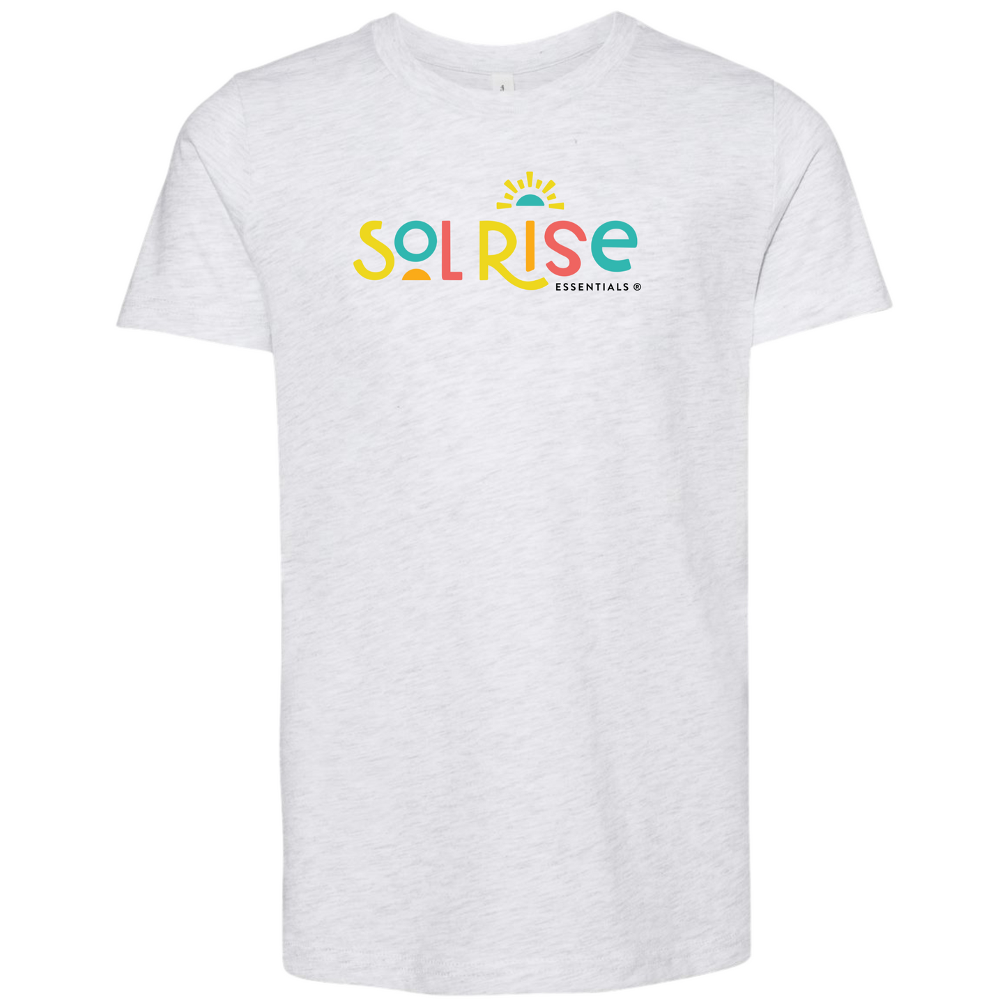 youth kids logo sol rise essentials mental health merch apparel multicolor
