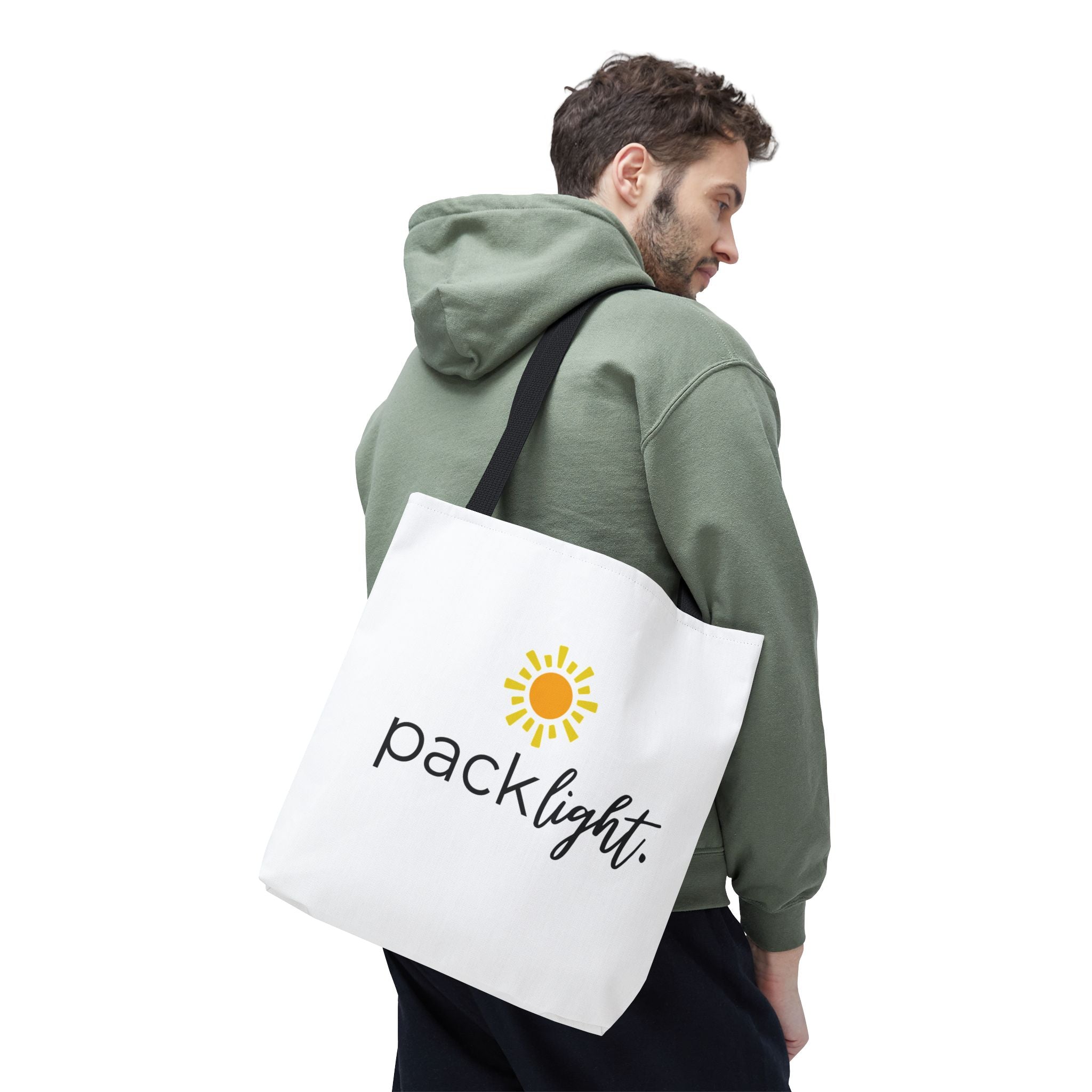 Pack Light Canvas Tote Bag With Sun | Sol Rise Essentials®